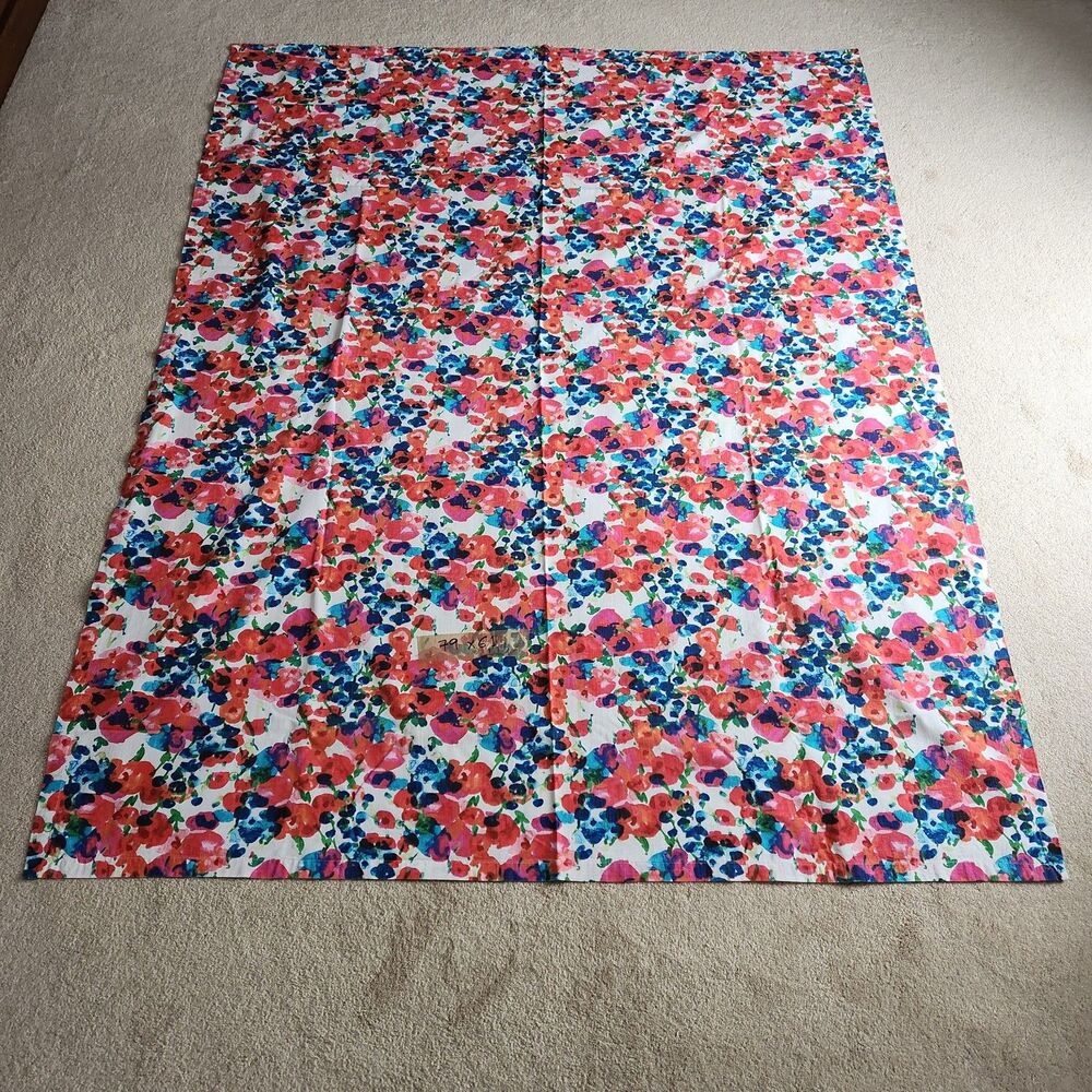 kate spade Rosa Terrace rectangular Tablecloth Floral Pink Blue 61 x 79 Oblong - Picture 3 of 7